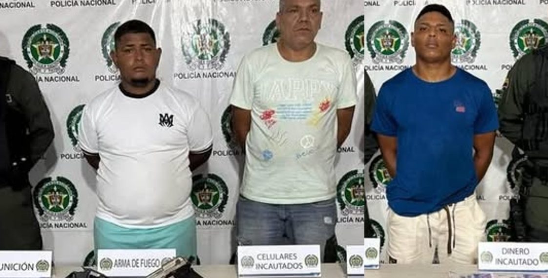 Capturados en Barranquilla y Malambo tres sujetos por delitos de extorsión