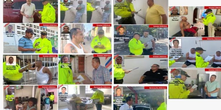 Esto son los funcionarios públicos capturados por millonario robo de tierras en el Atlántico