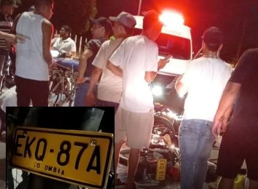Adolescente de 15 años muere en accidente de moto en Valledupar