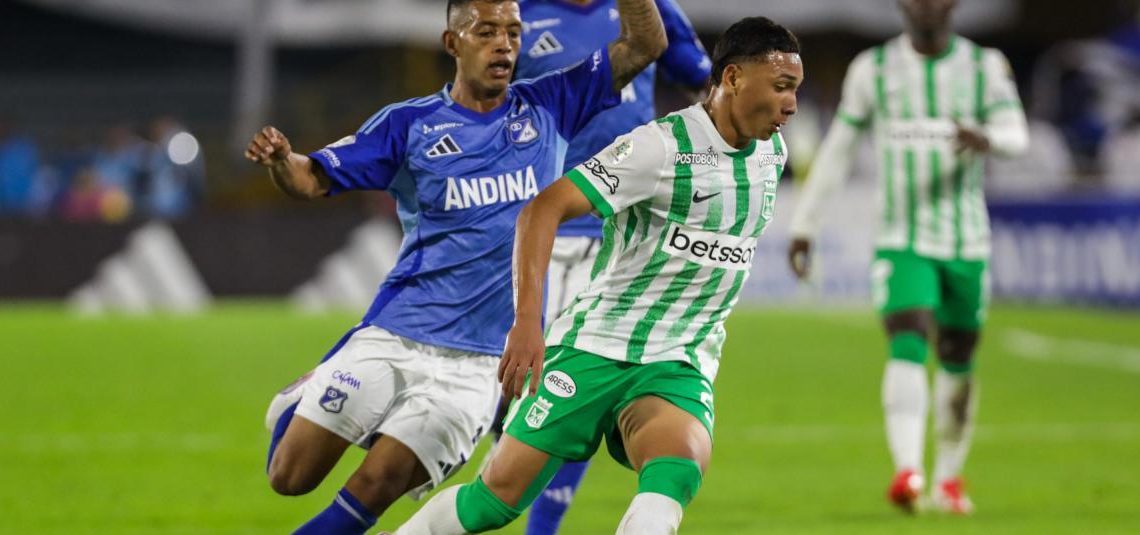 Millonarios y Nacional empatan sin goles en un clásico sin chispa en El Campín