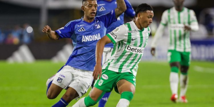 Millonarios y Nacional empatan sin goles en un clásico sin chispa en El Campín