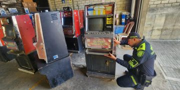 Aprehenden 19 máquinas tragamonedas ilegales en Santa Marta durante operativo aduanero