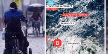 Lluvias fuertes se esperan en la Región Caribe en las próximas horas