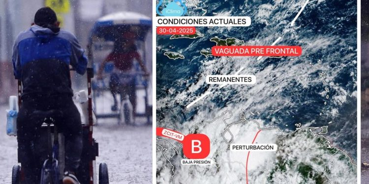 Lluvias fuertes se esperan en la Región Caribe en las próximas horas