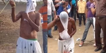 Entre el dolor y la fe: los flagelantes de Santo Tomás caminan otro Viernes Santo