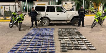 Incautan 198 kilos de cocaína en una camioneta en La Guajira