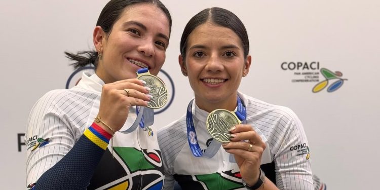 Colombia ganó oro en madison durante el Panamericano de Pista 2025