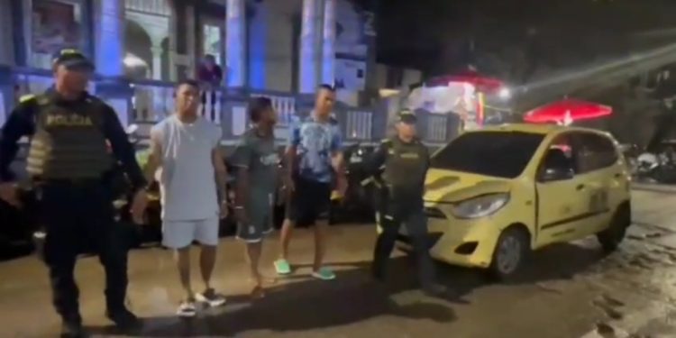 Seis sujetos capturados y cuatro armas incautadas en Barranquilla y su área metropolitana