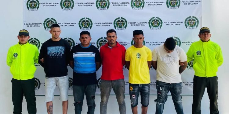 Desarticulada la banda delincuencial “Los Cabezones” en Valledupar. 5 capturas por hurto y porte ilegal de armas
