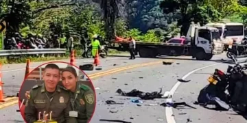 Pareja de esposos falleció en accidente en Antioquia