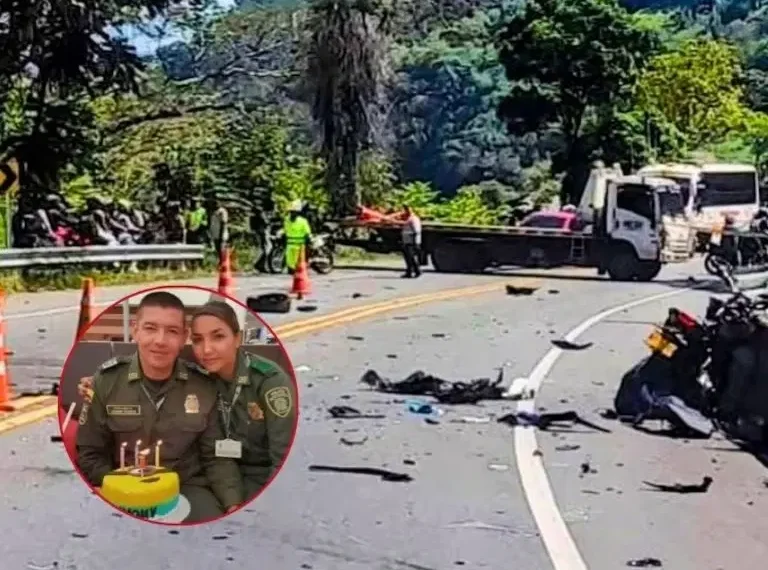 Pareja de esposos falleció en accidente en Antioquia