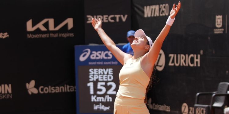Camila Osorio conquista Bogotá y hace historia en el tenis colombiano