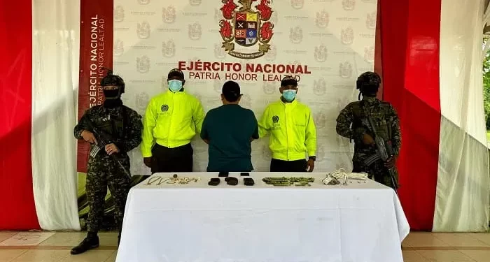 El Ejército Nacional captura a quien sería el hombre de confianza de alias Chiquito Malo, cabecilla principal del GAO Clan del Golfo