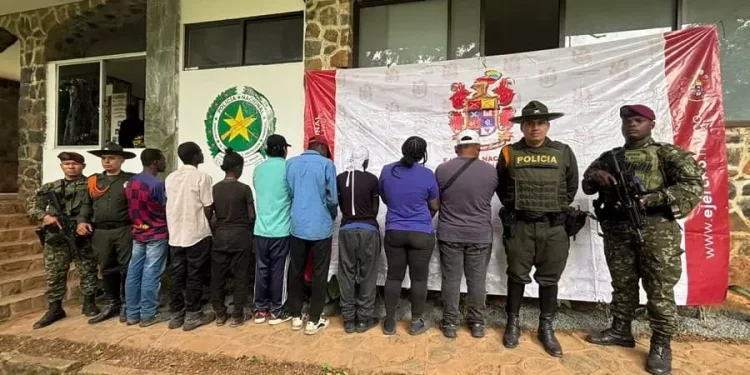 Capturadas ocho personas en flagrancia por aprovechamiento ilícito de recursos naturales renovables en el Valle del Cauca