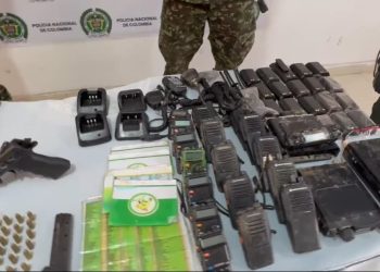 En Montecristo, Policía Bolívar incauta material de guerra que sería utilizado contra la Fuerza Pública