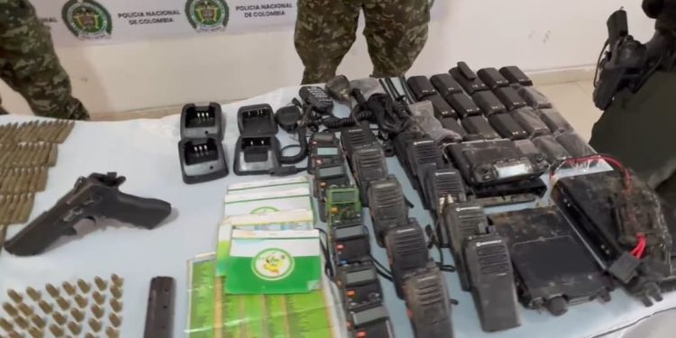 En Montecristo, Policía Bolívar incauta material de guerra que sería utilizado contra la Fuerza Pública