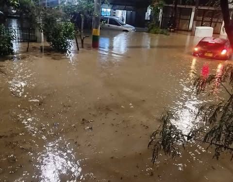 Fuertes lluvias en Itagüí dejan una persona sin vida y varias familias damnificadas