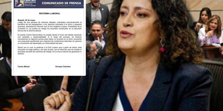 Centro Democrático acusa a Angélica Lozano de poner en riesgo consensos sobre reforma laboral