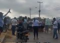 Bloqueo de vía en Soledad por basurero a cielo abierto y presencia de delincuencia