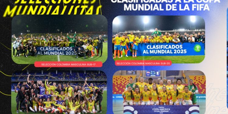 Colombia clasifica a cuatro Copas Mundiales FIFA en lo que va de 2025: un año histórico para nuestro fútbol
