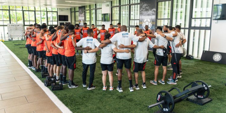 En Barranquilla: la Selección Colombia Sub-20 avanza en su preparación con exigentes jornadas de trabajo