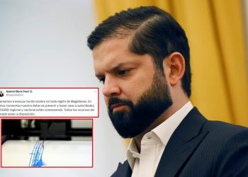 El presidente chileno, Gabriel Boric, pide evacuar toda la región de Magallanes por alerta de tsunami.