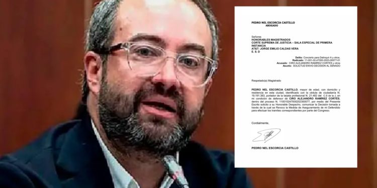 Senador Ciro Ramírez regresa al Congreso tras revocación de medida de aseguramiento