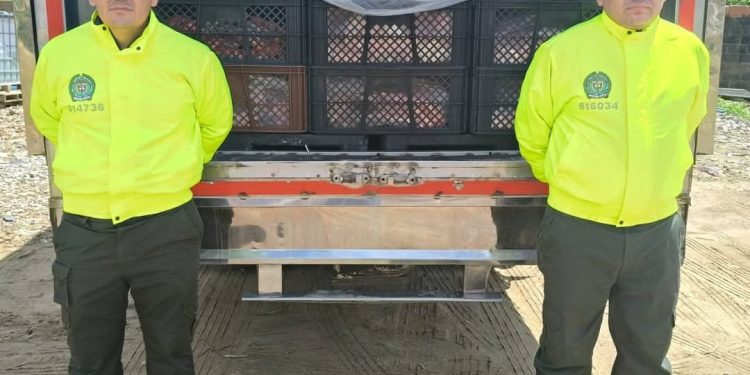 Un capturado por el delito de receptación y la recuperación de 400 kilogramos de productos cárnicos