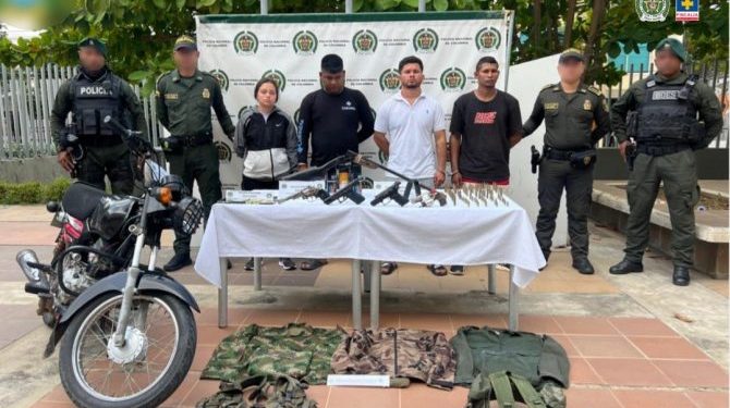 En el norte de Bolívar fueron judicializadas cuatro personas que estarían involucradas en porte ilegal de armas