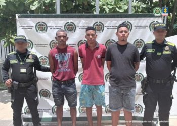 Aseguran en centro carcelario a tres hombres señalados de cometer múltiples delitos en Cartagena