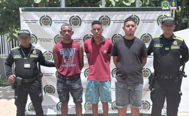 Aseguran en centro carcelario a tres hombres señalados de cometer múltiples delitos en Cartagena