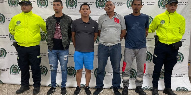 Cuatro capturados por hurto calificado agravado en operativos simultáneos en la Costa Atlántica