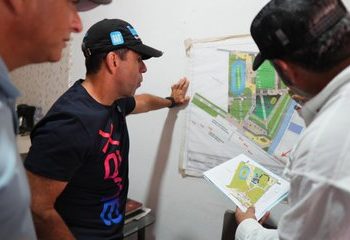 “Construimos suelo para construir sueños”, alcalde Char durante inspección de obra del parque Jorge Robledo Ortiz