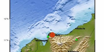 Temblor de magnitud 2,9 sacudió a Santa Marta este lunes