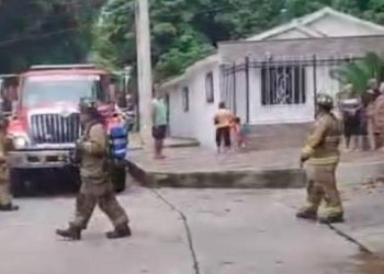 Evacúan a niños por incendio en hogar infantil del barrio Cevillar, en Barranquilla