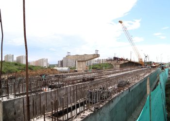 Avanzan obras en intercambiador vial en la Circunvalar con carrera 43, a la altura de Alameda del Río