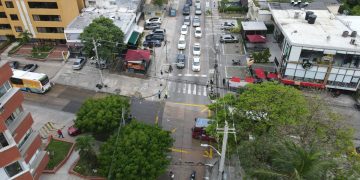 Secretaría de Tránsito implementa laboratorio vial en la 51B con 82 para mejorar movilidad