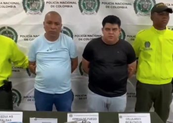 Capturan a dos presuntos fleteros en la carrera 38 con calle 70 de Barranquilla: uno con 25 anotaciones judiciales