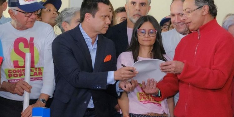 Oficialmente fue radicada consulta popular