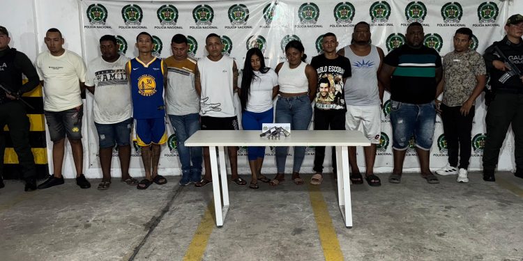Gaula y Fiscalía desarticularon dos bandas de extorsionistas: 20 capturados en Barranquilla