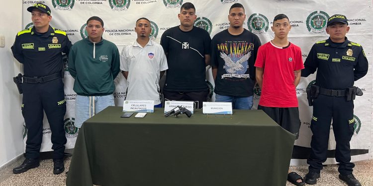 Capturados por porte ilegal de armas de fuego en el norte de Barranquilla