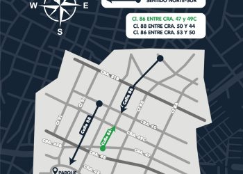 Distrito implementa cambios viales por obras en la calle 85