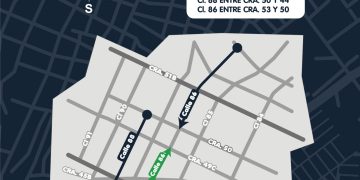 Distrito implementa cambios viales por obras en la calle 85