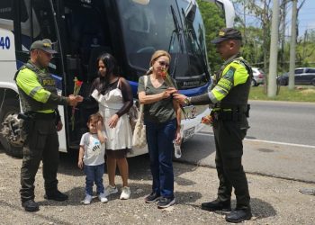 Ramos de ternura en la vía