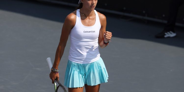Emiliana Arango gana su primer partido en un Grand Slam