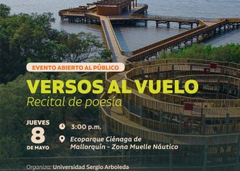 ‘Versos al vuelo’, arte y naturaleza en el Ecoparque Ciénaga de Mallorquín