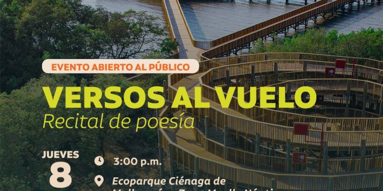 ‘Versos al vuelo’, arte y naturaleza en el Ecoparque Ciénaga de Mallorquín