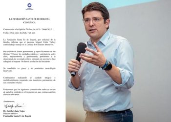 Miguel Uribe entra en fase subaguda tras recibir traqueostomía y gastrostomía en UCI