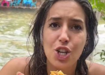 Turista italiana genera polémica por comer iguana en Valledupar y publicar el video