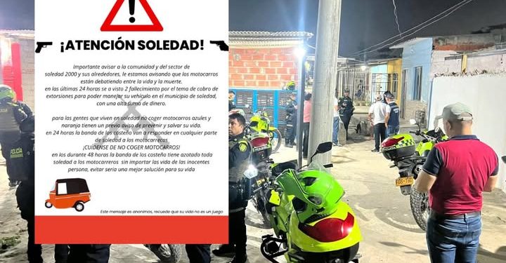 Alcaldía de Soledad exige mayor vigilancia y control ante amenazas